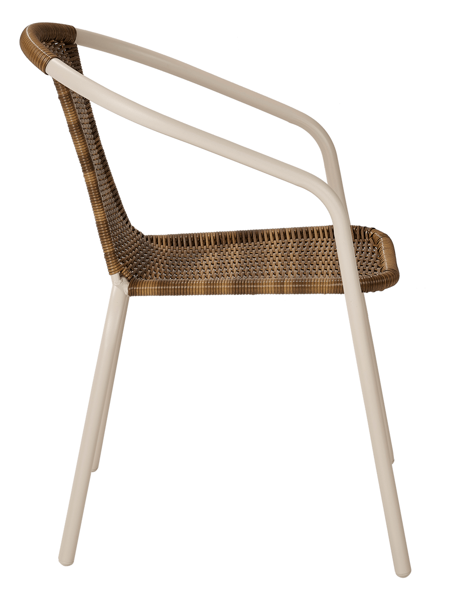 GERONA Natural stackable chair - best price from Maltashopper.com CS678944