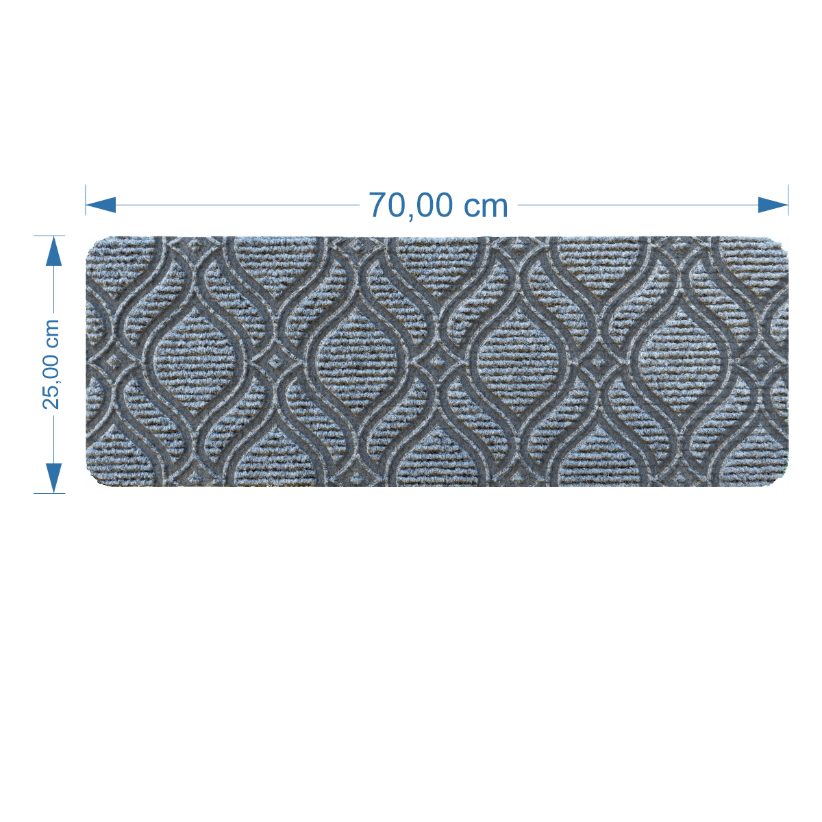 Bricocenter DERBY MATTRESS DRYER LOZENGES GREY 25X70 CM POLYPROPYLENE