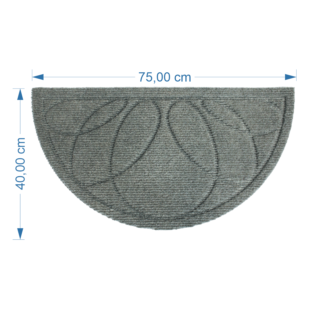 Bricocenter DERBY HALF-MOON MATTRESS DRYER GREY 40X75 CM POLYPROPYLENE