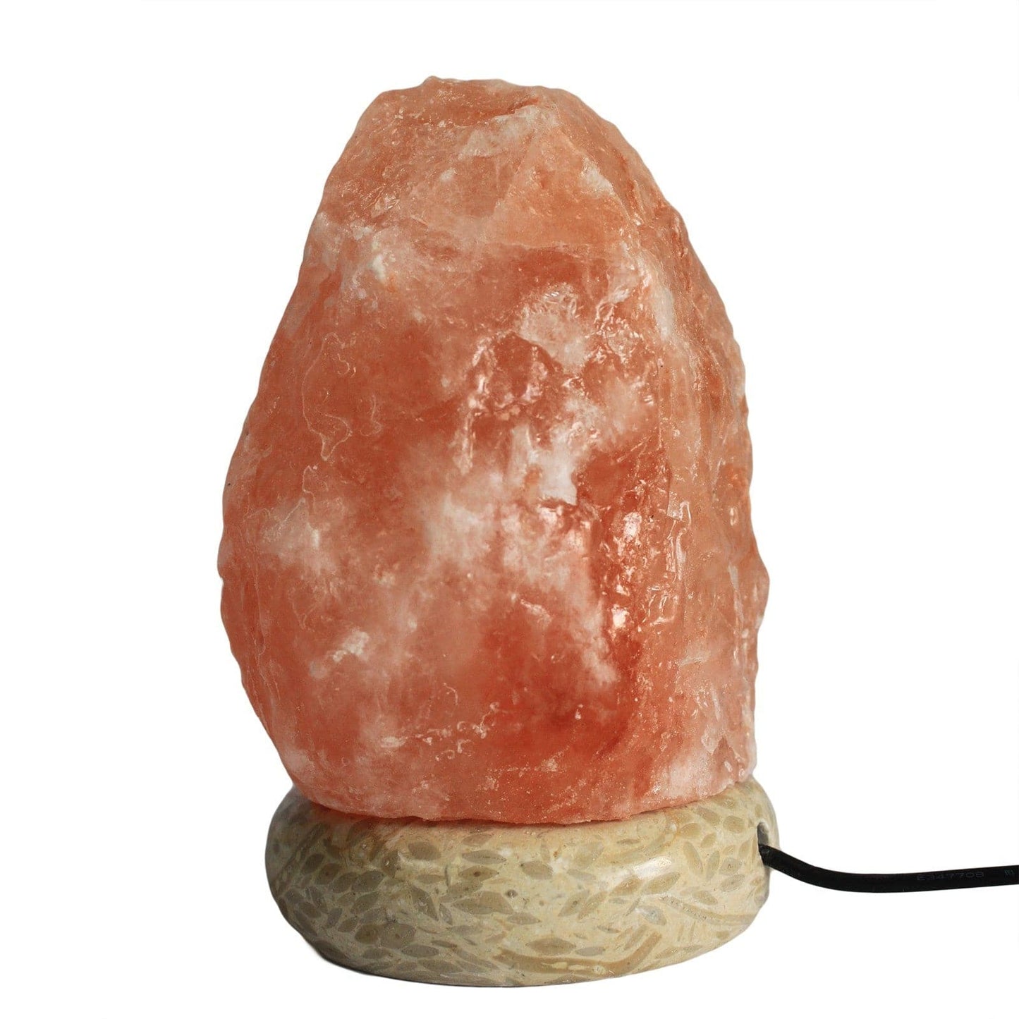 Bliss Quality USB Natural Salt Lamp - 11.5 cm (multicolored light)