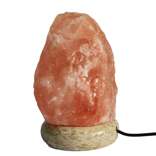 Bliss Quality USB Natural Salt Lamp - 11.5 cm (multicolored light)