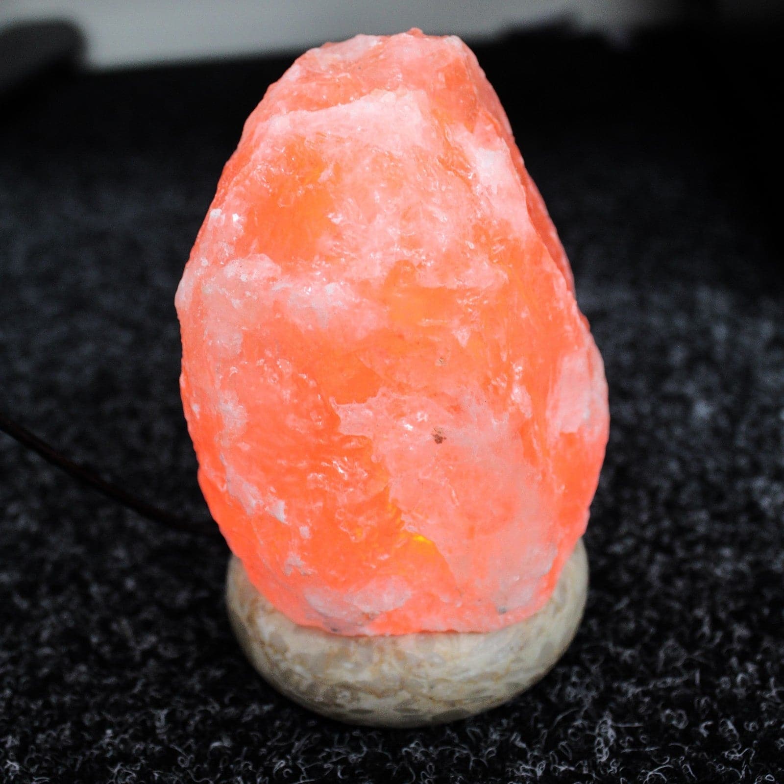 Bliss Quality USB Natural Salt Lamp - 11.5 cm (white light)