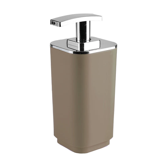 Bricocenter COUNTERTOP SOAP DISPENSER DOVE GREY PLASTIC-SQUARE