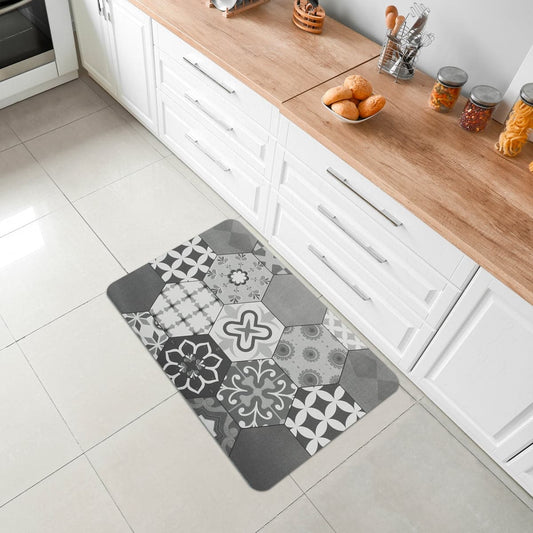 FLOOR TILE MAT 50X75CM PVC