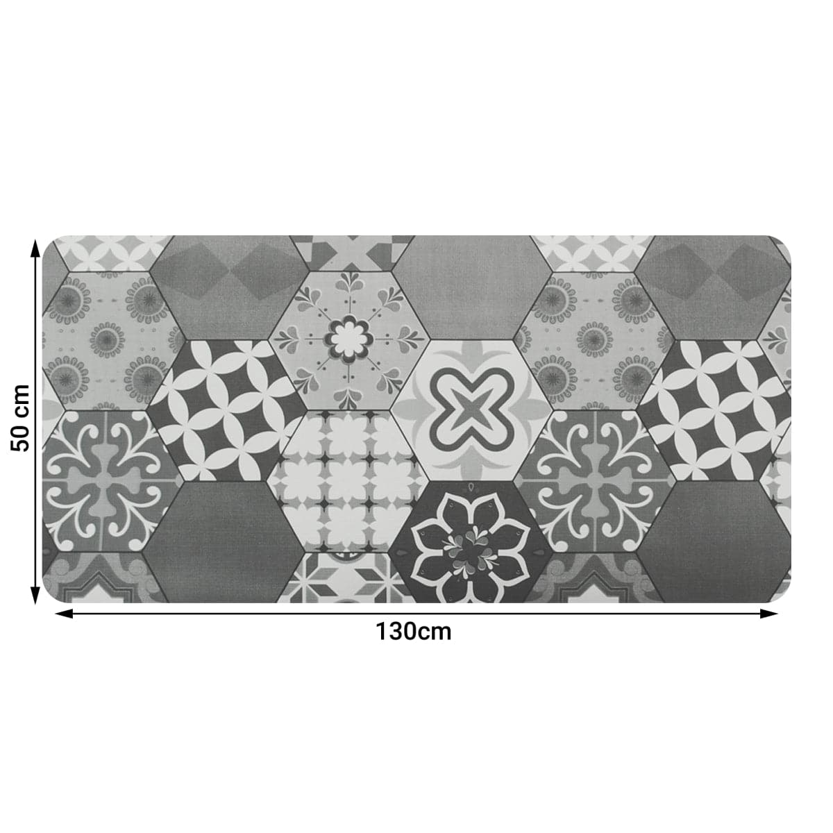 FLOOR TILE MAT 50X130CM PVC