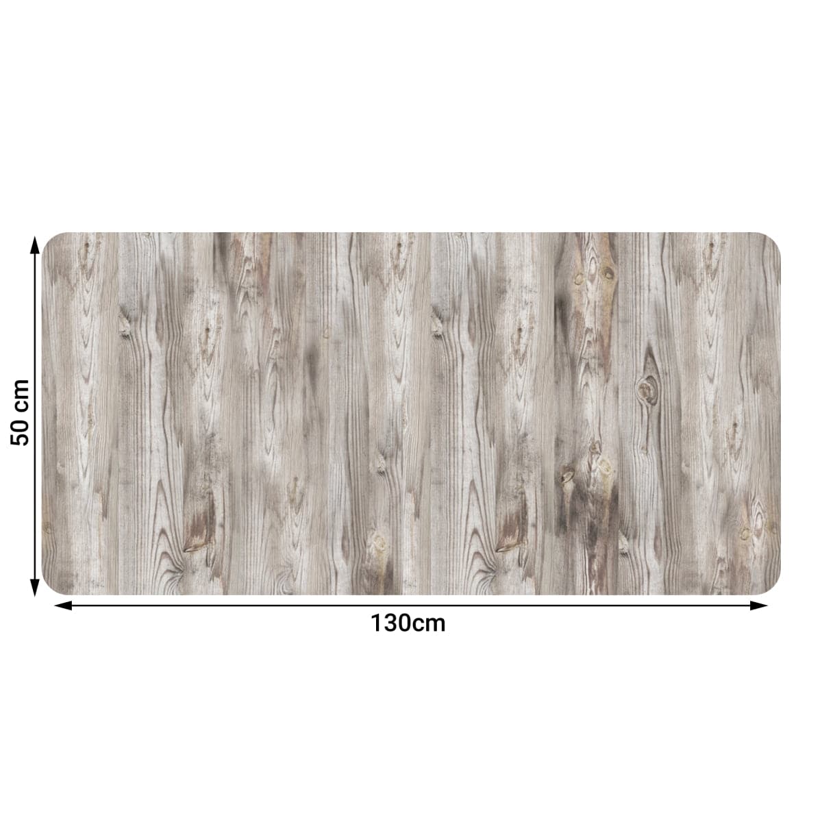 FLOOR MAT WOOD 55X130 CM PVC