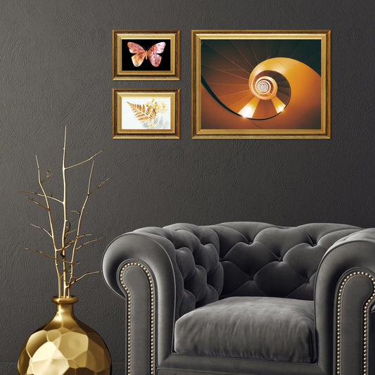 BETA 40X50 WOOD GOLD FRAME