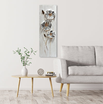 PAINTING ON CANVAS 30X90 CM FLORAL SUBJECT - best price from Maltashopper.com BR480007017