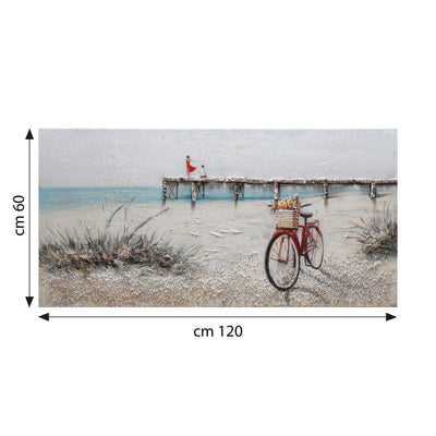 PAINTING ON CANVAS 60X120 CM SUBJECT SEASCAPES - best price from Maltashopper.com BR480007001