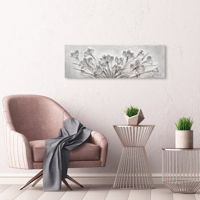 PAINTING ON CANVAS 30X90 CM FLORAL SUBJECT - best price from Maltashopper.com BR480010788