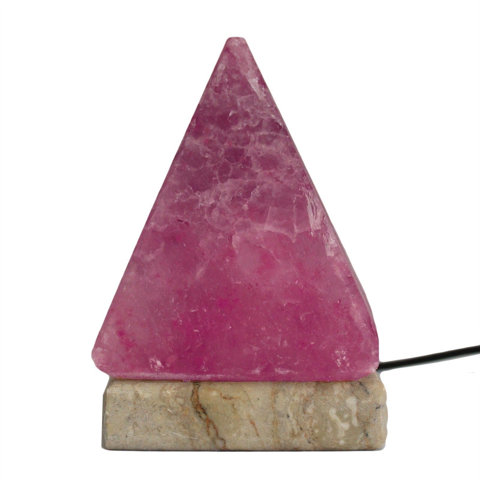 Bliss USB Pyramid Salt Lamp - 9 cm (multicolored light)