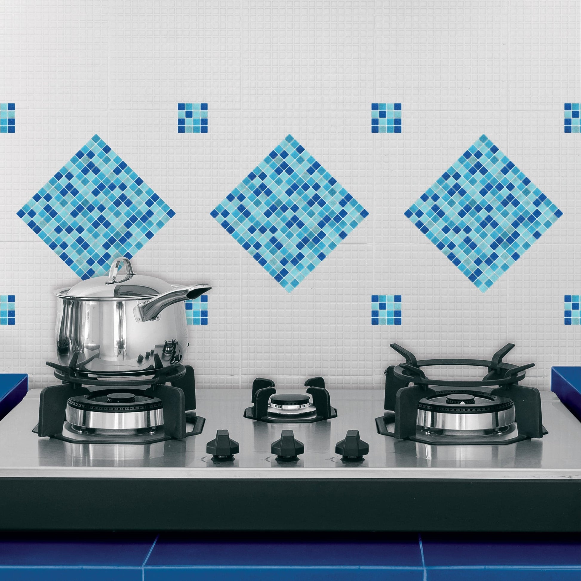 Bricocenter LIGHT BLUE TILE STICKER