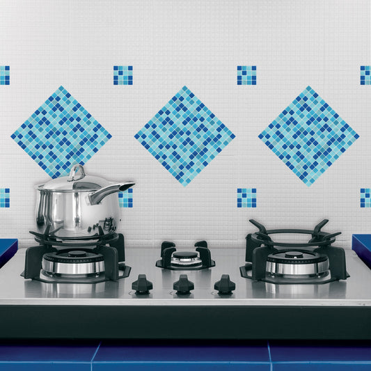 Bricocenter LIGHT BLUE TILE STICKER
