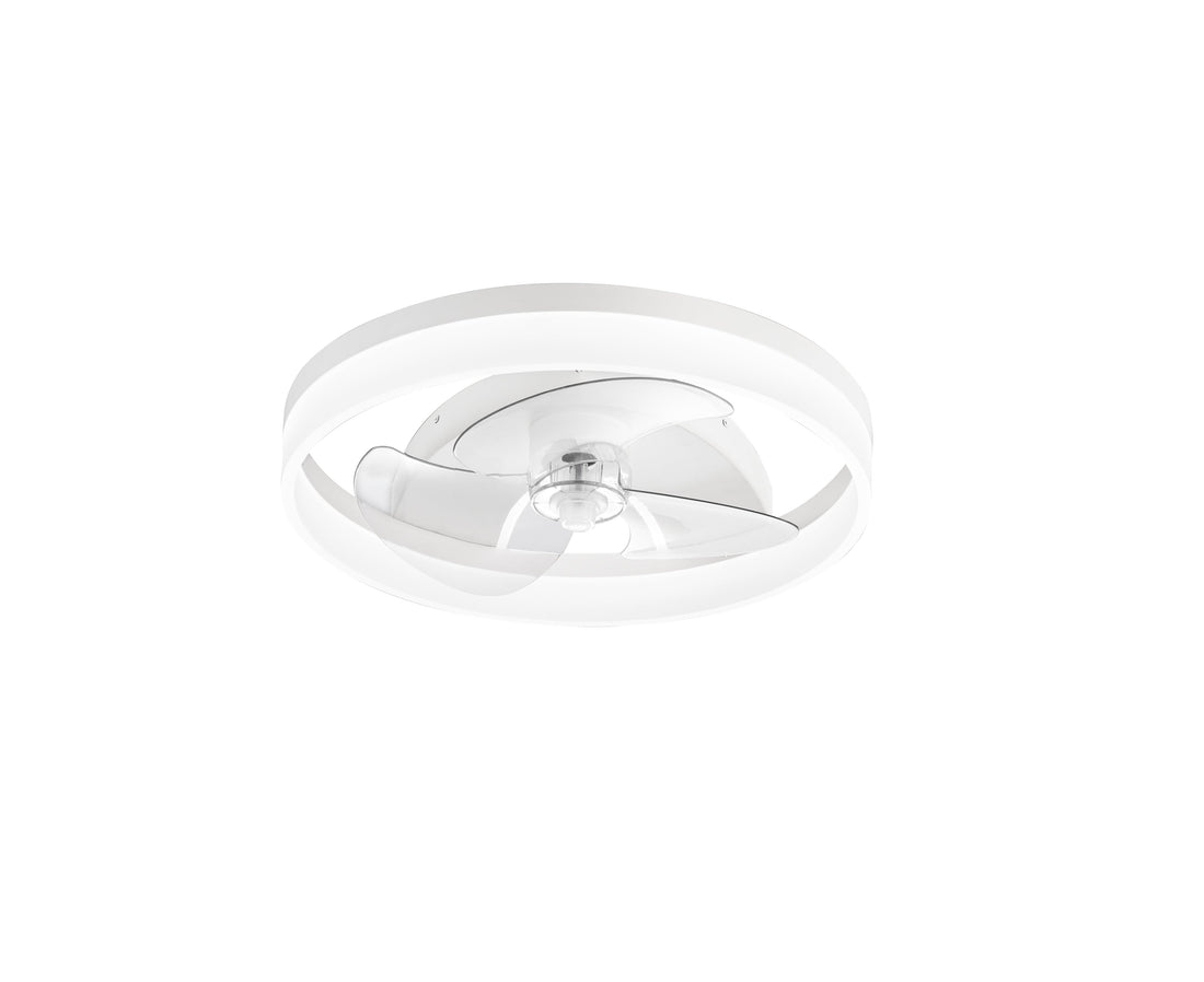ESPERO CEILING LIGHT WITH FAN WHITE D50 CM LED 28W CCT WITH REMOTE CONTROL - best price from Maltashopper.com BR420008242