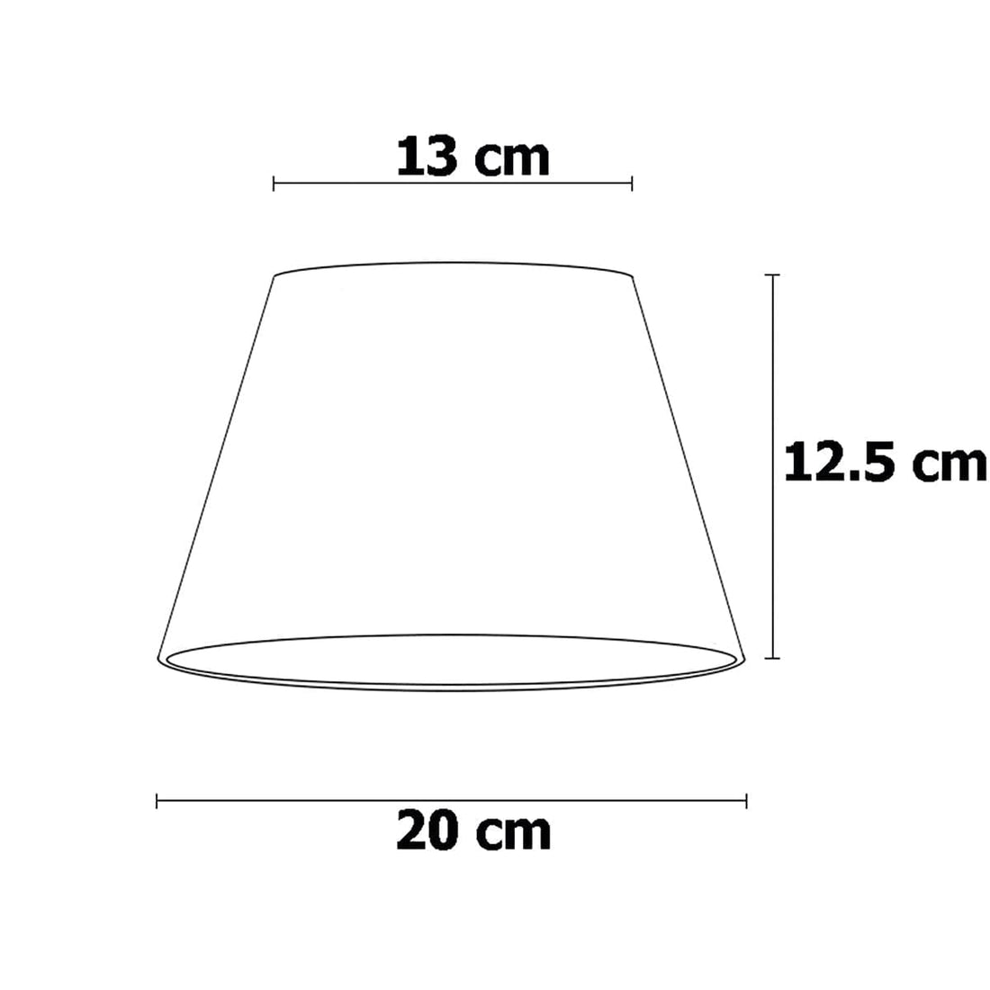 TELETTA SAND LAMPSHADE D20X13 H12,5 E14