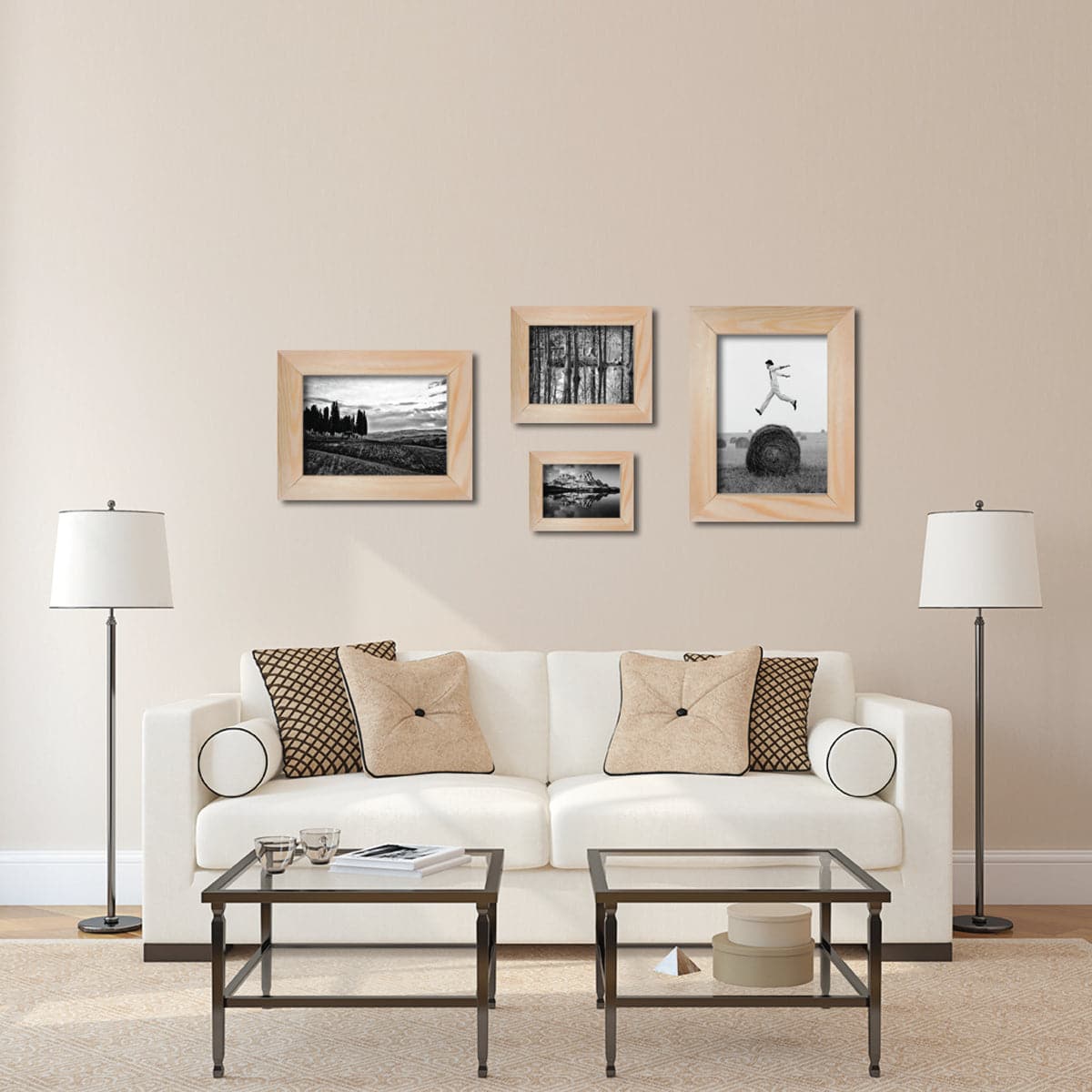 Bricocenter RAW FRAME 50X70 CM NATURAL WOOD