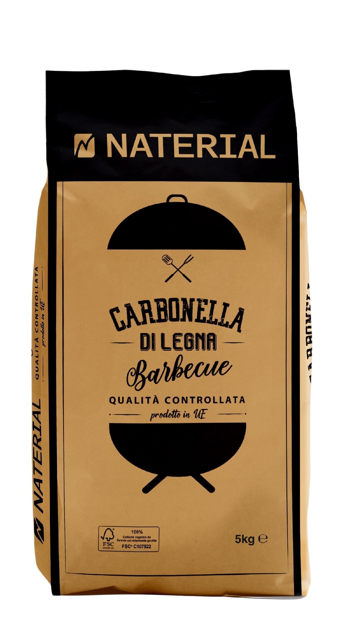 VEGETABLE WOOD CHARCOAL 5KG NATERIAL