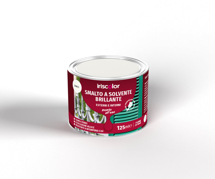 Bricocenter IRIS COLOUR BRILLIANT BLACK SOLVENT POLISH 125 ML