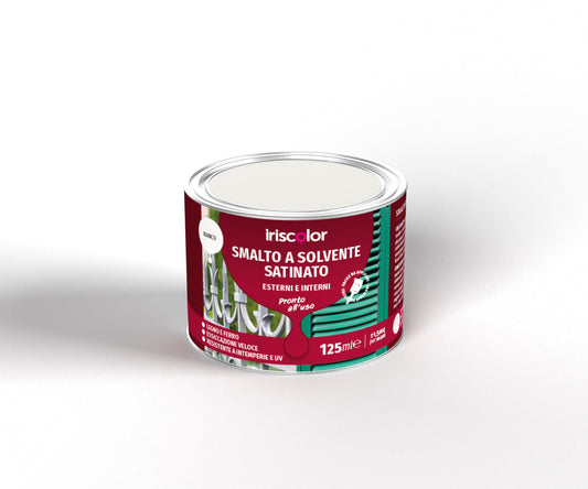 Bricocenter IRIS COLOUR SATIN BEIGE SOLVENT POLISH 125 ML