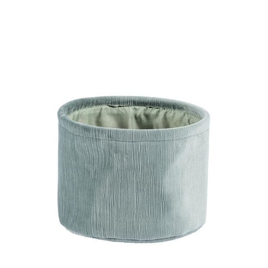 Casa VERDA Mint storage basket H 14 cm - Ø 19 cm