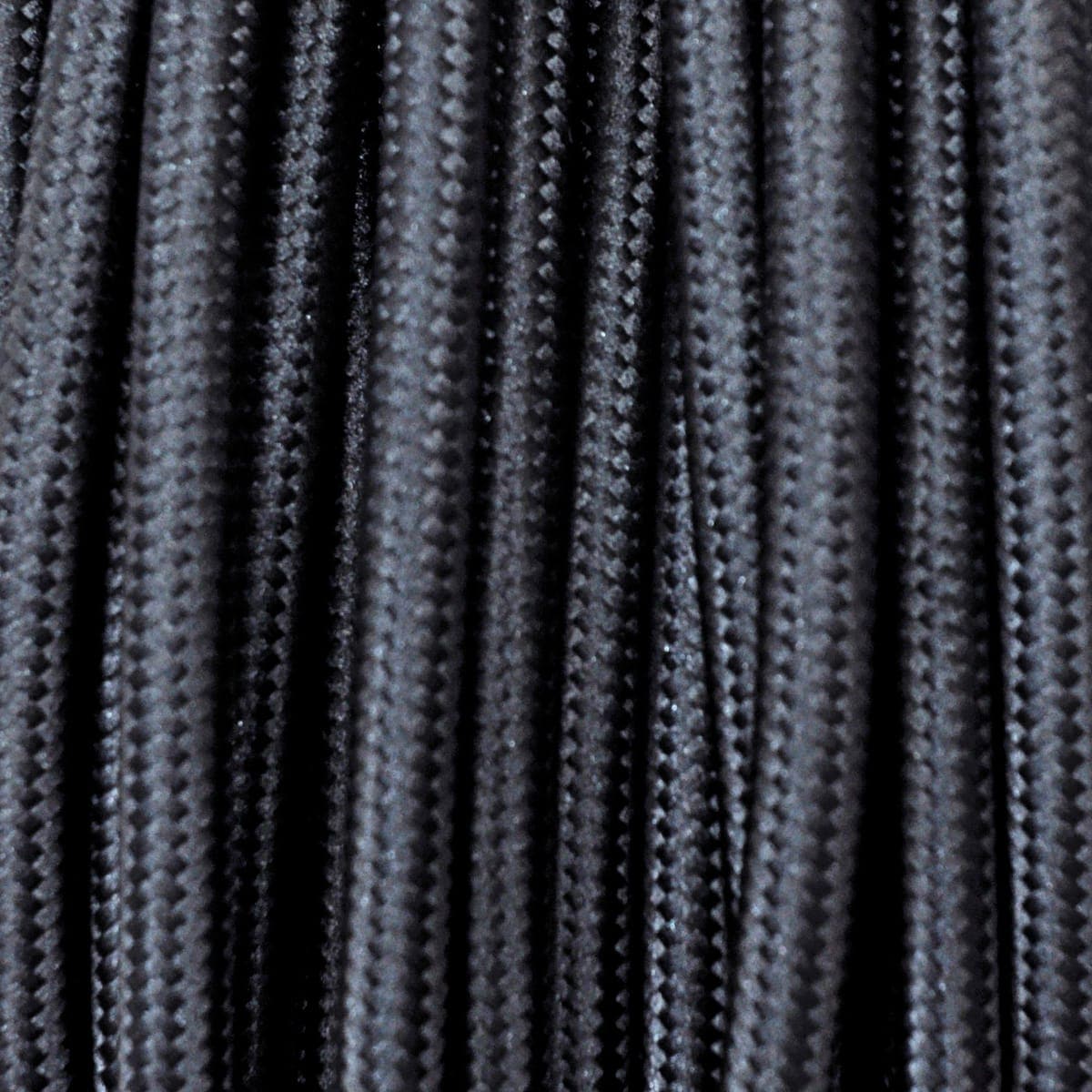 Bricocenter BLACK TEXTILE CABLE 2X0.75 3 M