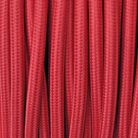 TEXTILE CABLE RED 2X0.75 3 M - best price from Maltashopper.com BR420831359