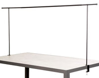 Extendable decoration bar 140-250 cm black H 90 x W 140 x D 5 cm - best price from Maltashopper.com CS609112