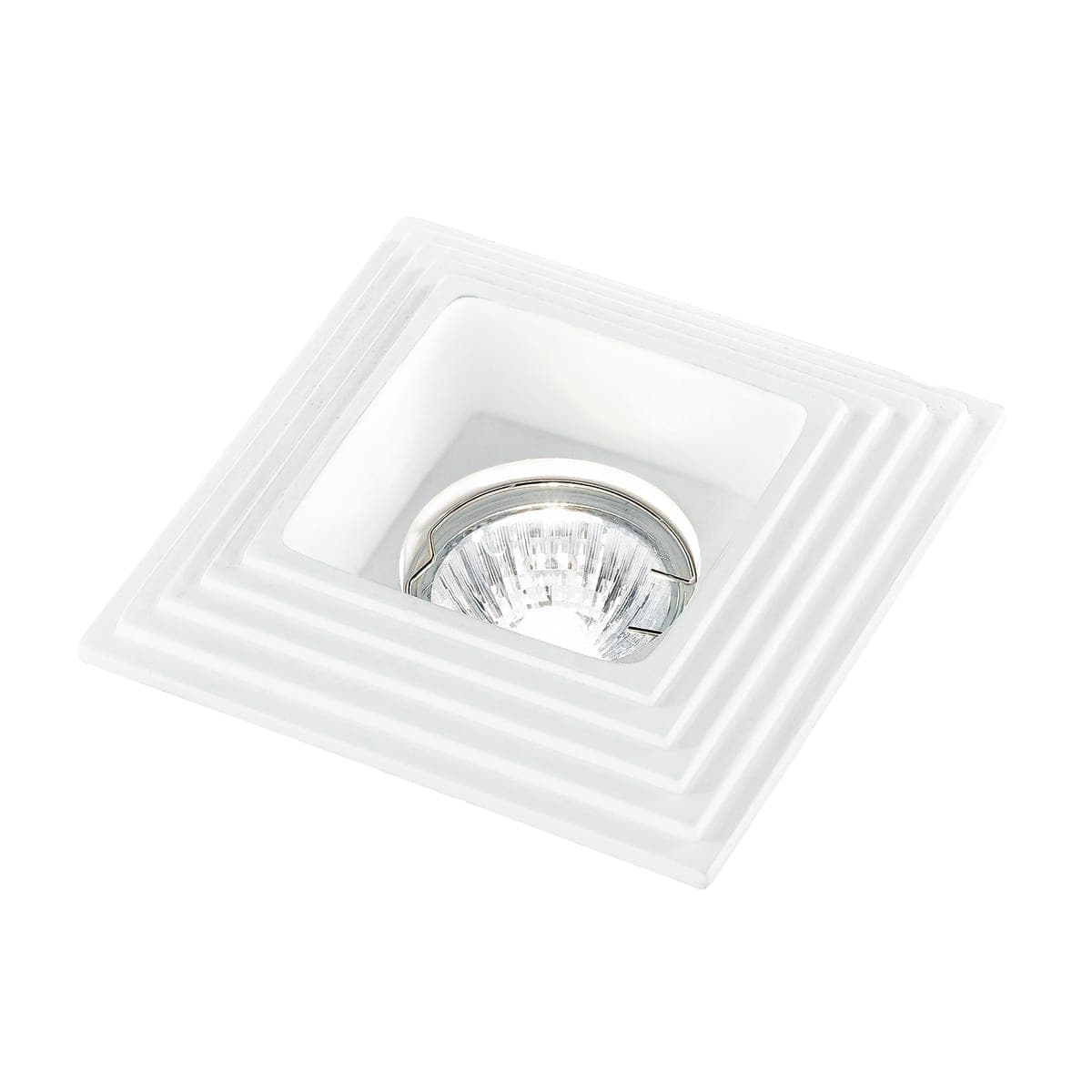 RECESSED SPOTLIGHT SPECTRUM PLASTER 12.5X12.5 CM GU10=42W