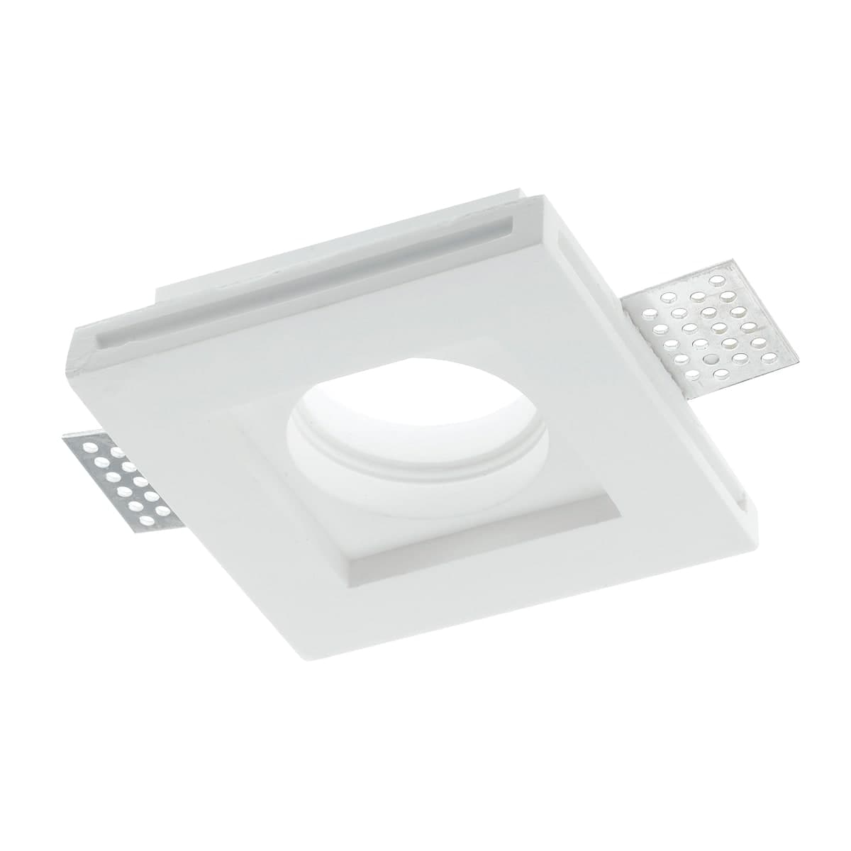 RECESSED SPOTLIGHT SPIRIT PLASTER WHITE 10.3X10.3 CM GU10=42W - best price from Maltashopper.com BR420003549