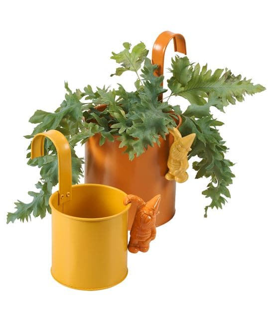 BALCONY HANGING POT Ø11CM 5COL - best price from Maltashopper.com CS669760