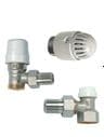 Bricocenter THERMOSTATIC KIT VALVE+COUNTER COPPER ANGLE 1/2+THERMOSTATIC HEAD