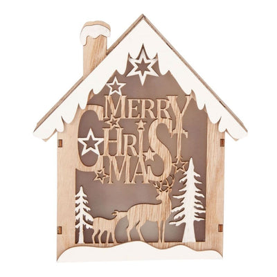 Maisons du Monde  - Christmas decoration bright house - best price from Maltashopper.com M184965