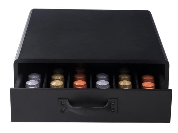 CAFE Capsule drawer for black coffee capsules H 7.5 x W 28 x D 34.5 cm - best price from Maltashopper.com CS635306