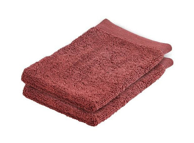 B-LUX washcloth set of 2 red W 15 x L 21 cm - best price from Maltashopper.com CS668171