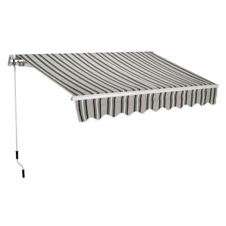 AWNING BAR Q L300XH200 GREEN STRIPE - best price from Maltashopper.com BR480660095