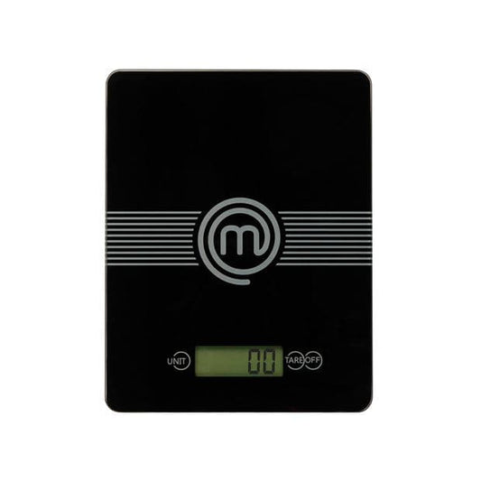 Casa MASTERCHEF Black kitchen scale H 1.9 x W 14 x D 18 cm