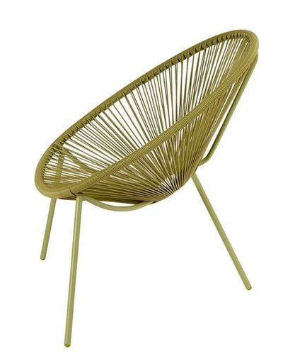 ACAPULCO Green lounge chair H 82 x W 75 x D 69 cm - best price from Maltashopper.com CS629580