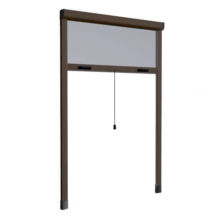 MOSQUITO SCREEN IN BROWN VERTICAL KIT WITH SCREWS+CLUTCH 160X170 CM - best price from Maltashopper.com BR410211957