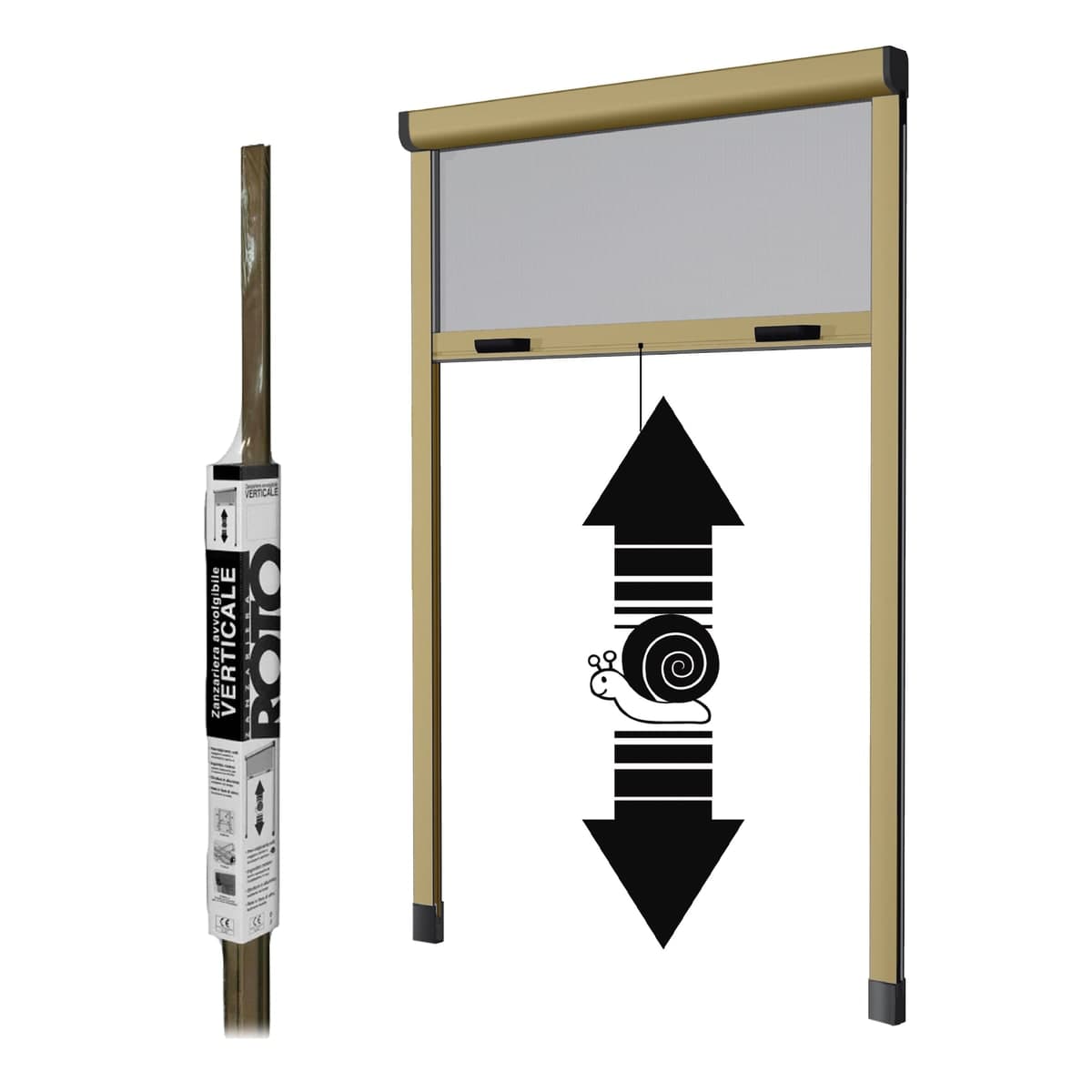 Bricocenter ROTUS ROTO 80x170 WITH BRONZE BRAKE