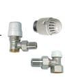 Bricocenter THERMOSTATIC KIT VALVE+COUNTER COPPER ANGLE 3/8+THERMOSTATIC HEAD