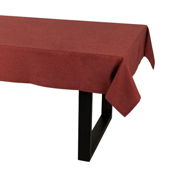 ORGANIC Red tablecloth W 140 x L 250 cm - best price from Maltashopper.com CS616693