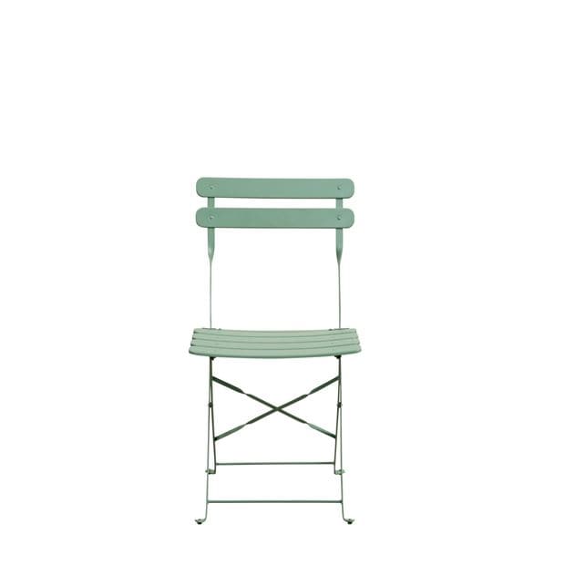 IMPERIAL Bistro green eucalyptus chair H 82 x W 42 x D 46.5 cm - best price from Maltashopper.com CS652610