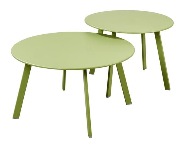 NURIO Green lounge table H 40 cm - Ø 70 cm - best price from Maltashopper.com CS629034