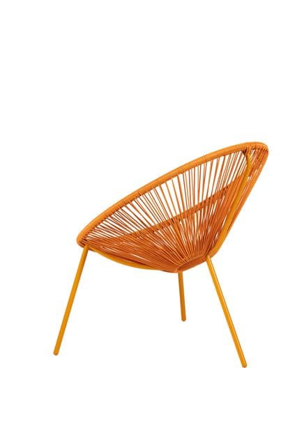 ACAPULCO Yellow lounge chair H 82 x W 75 x D 69 cm - best price from Maltashopper.com CS652995