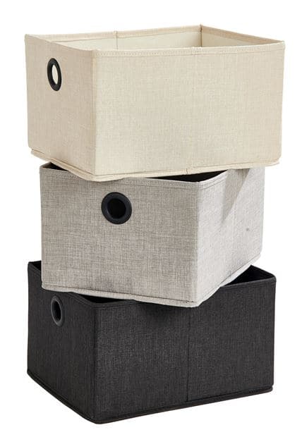 Casa RANGO storage basket 32x25x18cm, 3 color variatns