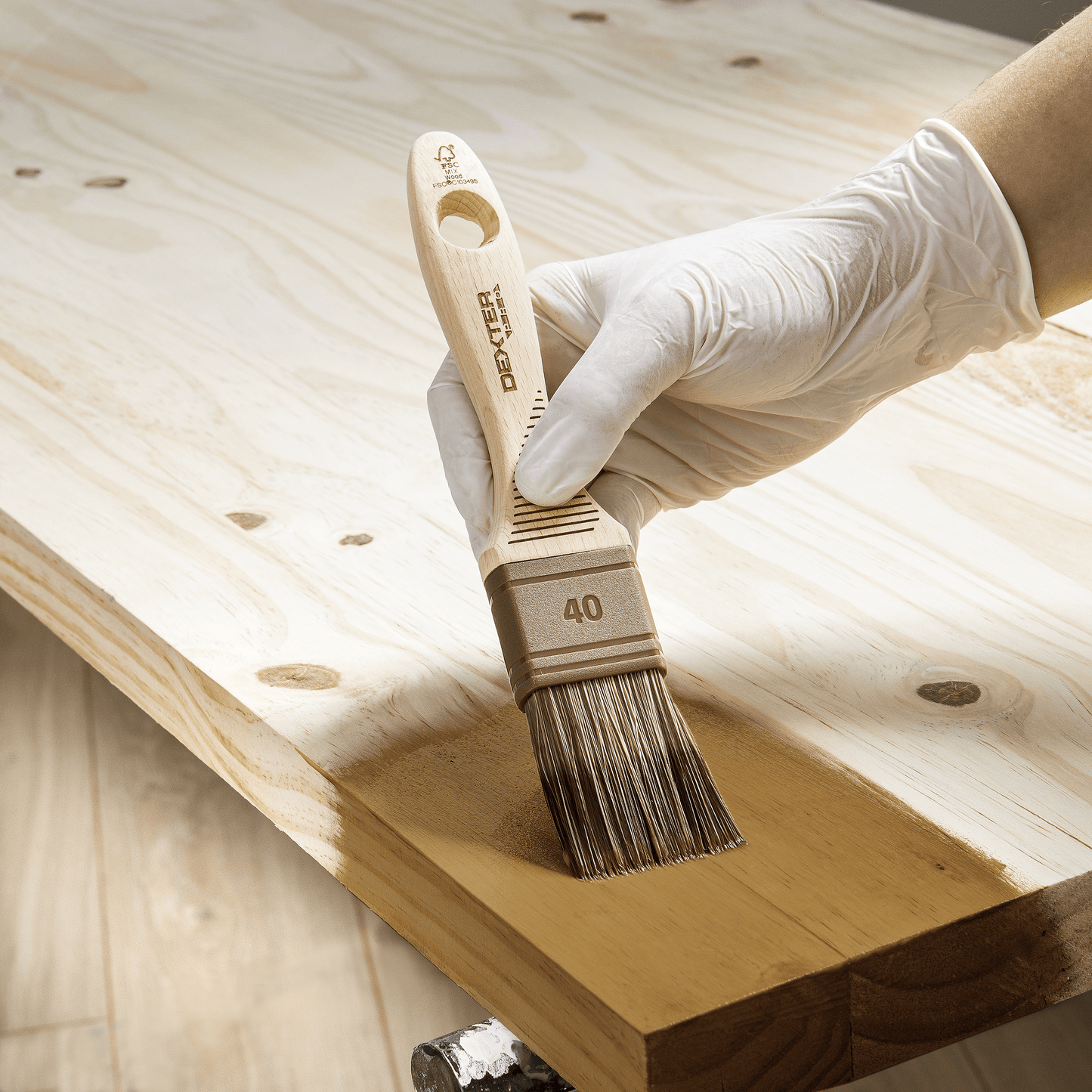 Bricocenter WOOD VARNISH DARK WALNUT MATT 0.25 L LUXENS