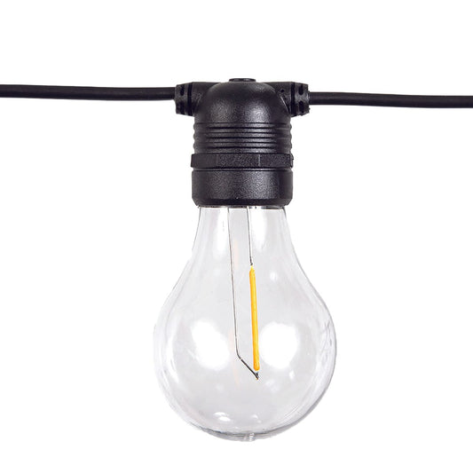 Bricocenter ALLEGRA LIGHT GARLAND BLACK 8MT 10XE27 IP44