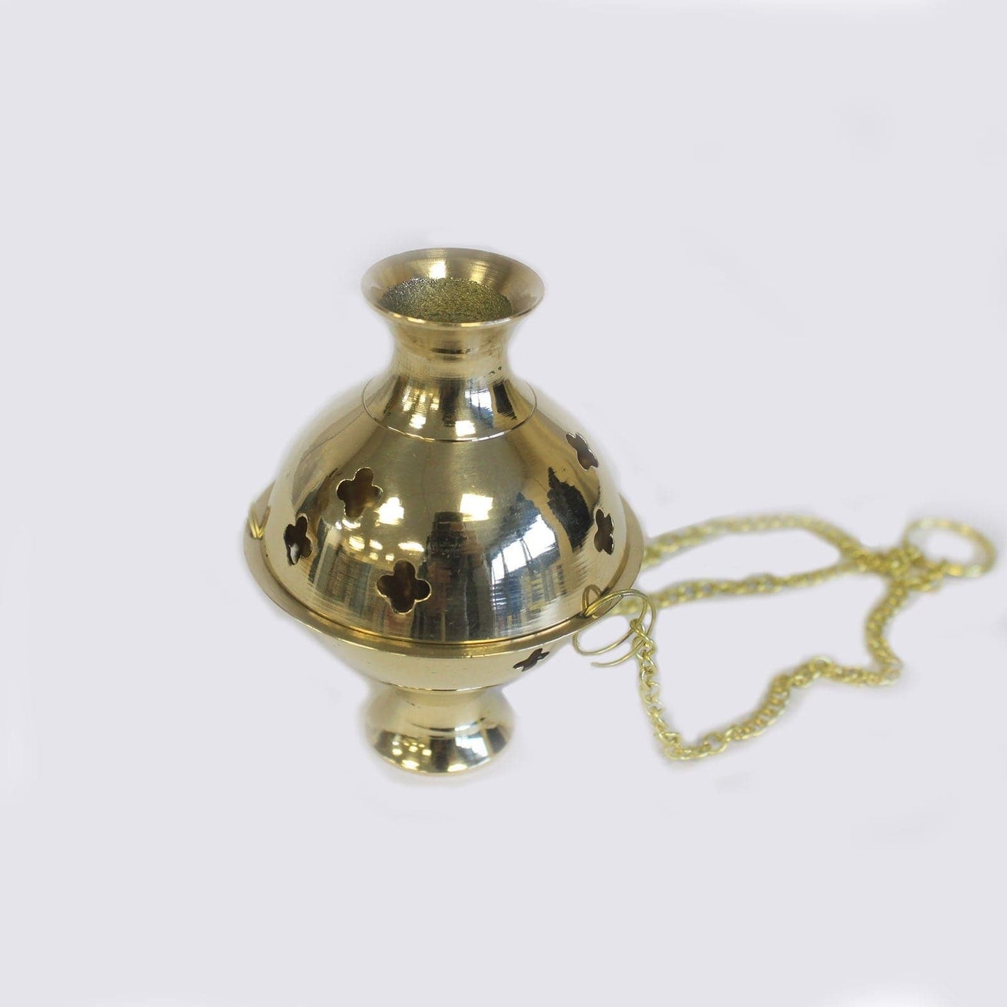 Hanging Brass Incense Burner - best price from Maltashopper.com BIB-10