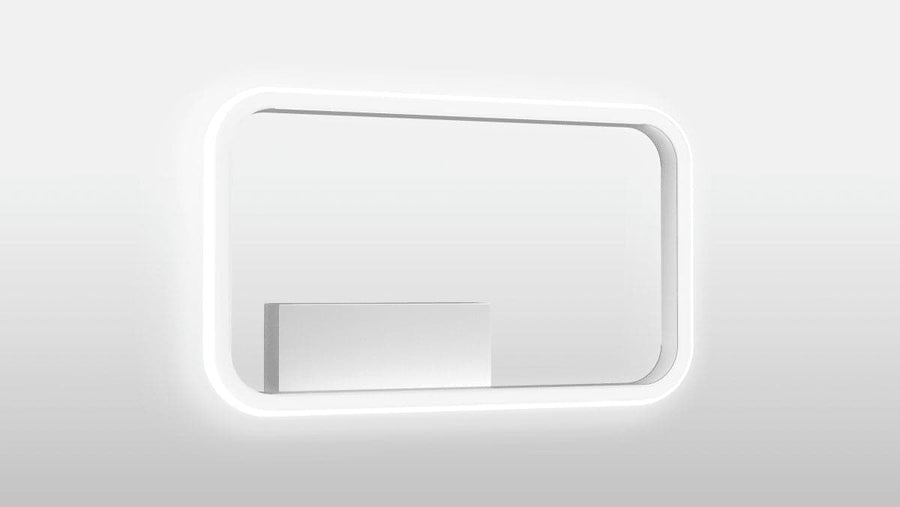 Bricocenter NATA ALUMINIUM WALL LAMP WHITE 15X25 CM LED 12W NATURAL LIGHT