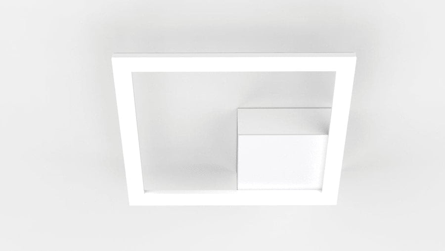 KIRA ALUMINIUM WALL LIGHT WHITE 25X25 CM LED 15W NATURAL LIGHT - best price from Maltashopper.com BR420006515